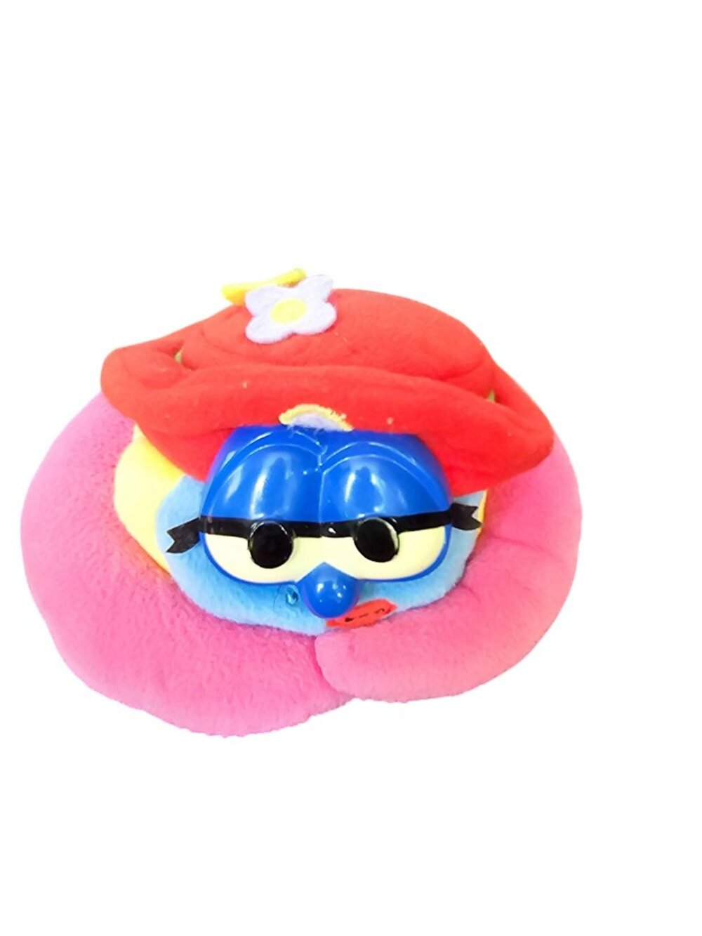 Gund VeggieTales Madame Blueberry Plush Toy With Red Hat & Flowers